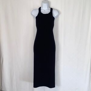 525 America Black Knit Bodycon Midi Dress NWT Size Small